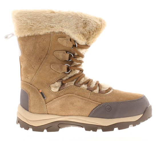 Hi-Tec Womens Walking Boots Moritz Waterproof 200 Suede Leather Lace Up brown - Image 2