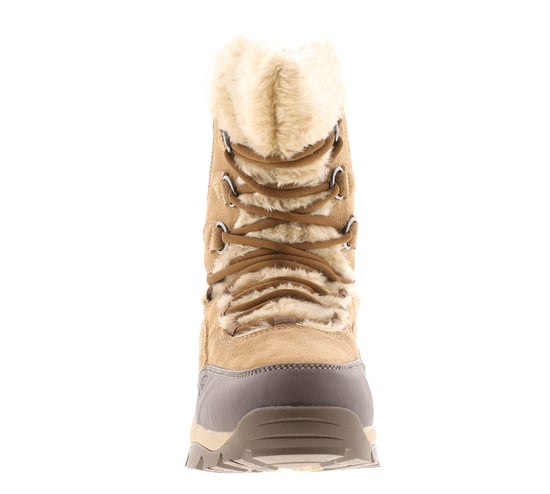 Hi-Tec Womens Walking Boots Moritz Waterproof 200 Suede Leather Lace Up brown - Image 3