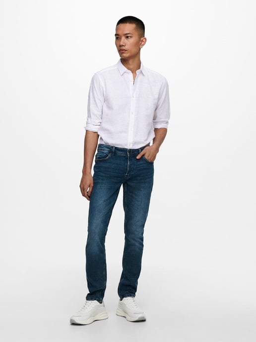 Camisa de manga larga Caiden - Blanca - Image 6