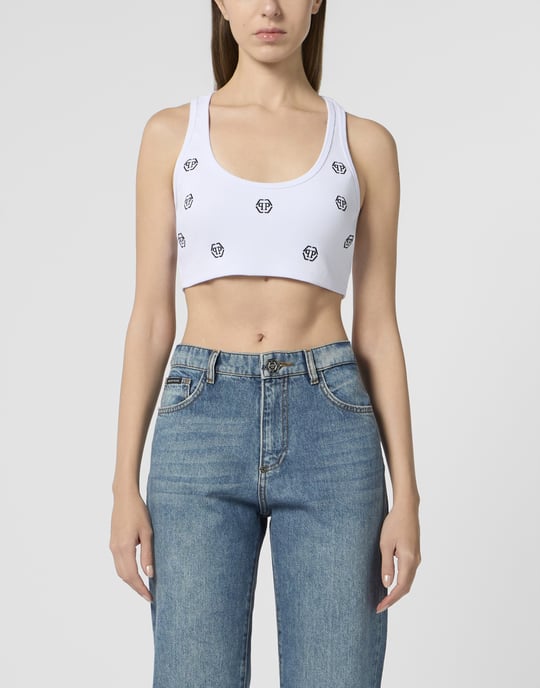 Ribbed Mini Tank Top Monogram Monogram - Image 2