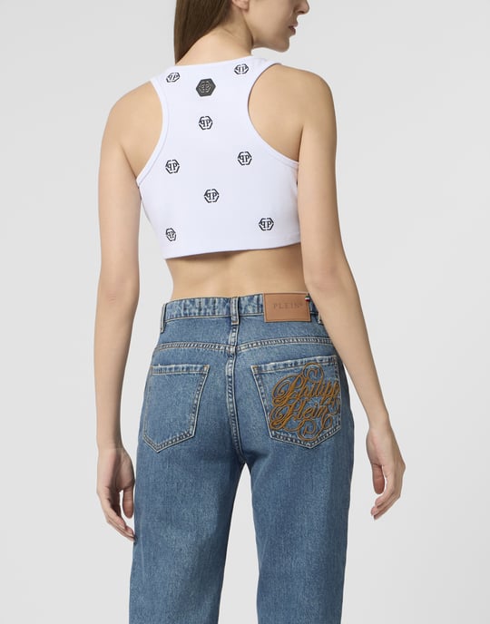 Ribbed Mini Tank Top Monogram Monogram - Image 5