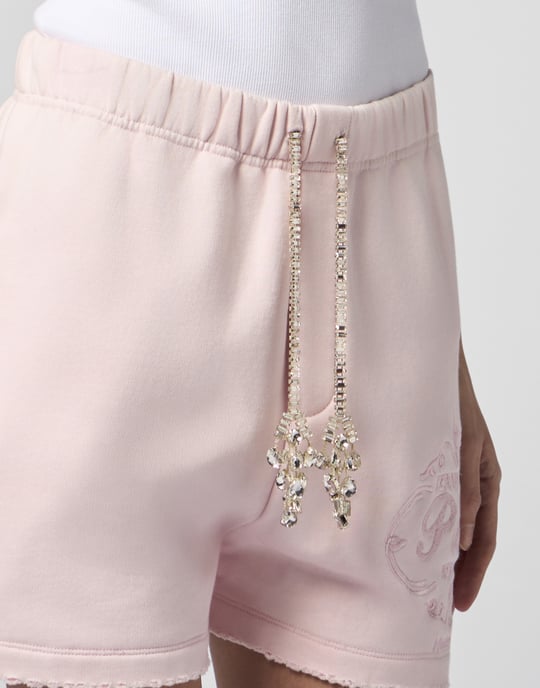 Washed Fleece Shorts Tennis Club Crystals - Image 3