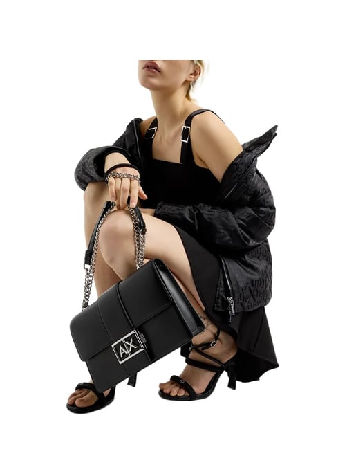 Bolso de hombro Armani Exchange Signature para mujer - Image 2