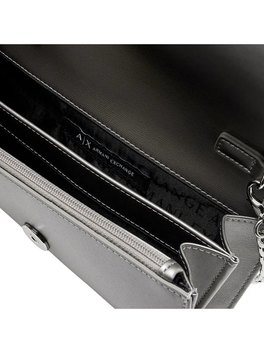 Bolso de hombro Armani Exchange Signature para mujer - Image 4