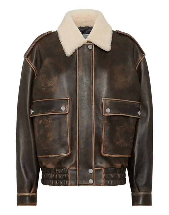 Chaqueta De Cuero Signature - Image 1
