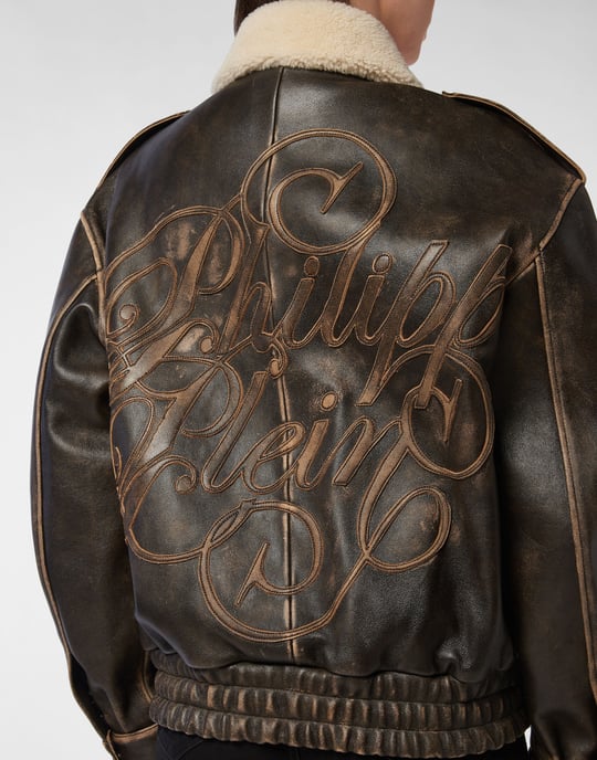 Chaqueta De Cuero Signature - Image 3