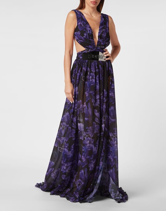 Vestido De Noche Flowers - Image 4
