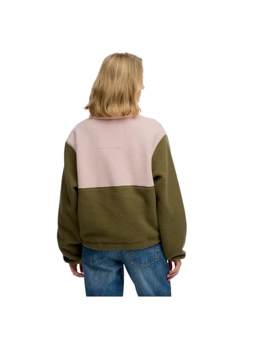Sudadera polar Superdry para mujer con bloques de color - Image 4