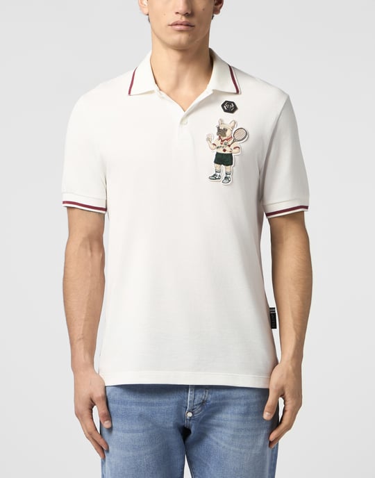 Polo T-Shirt New York Tennis Patch - Image 2