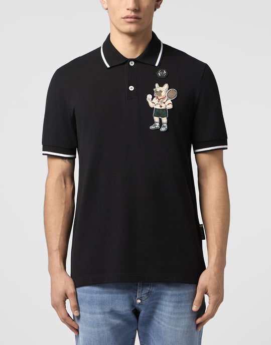 Polo T-Shirt New York Tennis Patch - Image 2