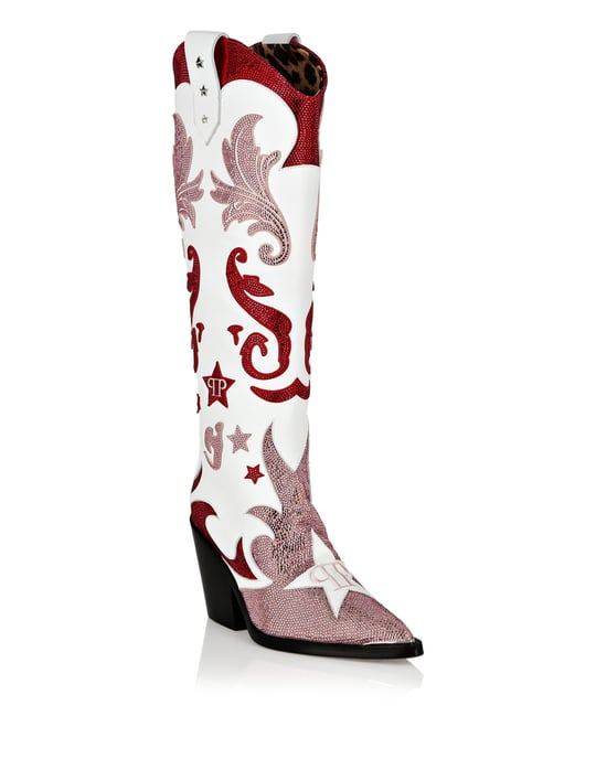 Botas Tacón Medio Alto Stars - Image 1