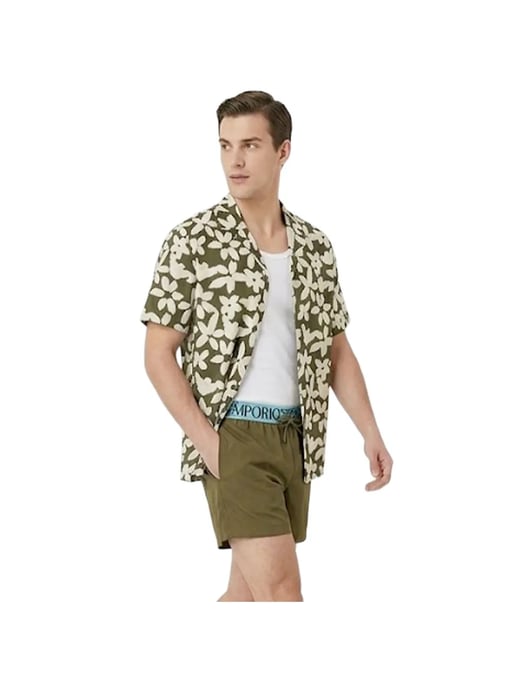 Camisa floral para hombre de Emporio Armani - Image 1