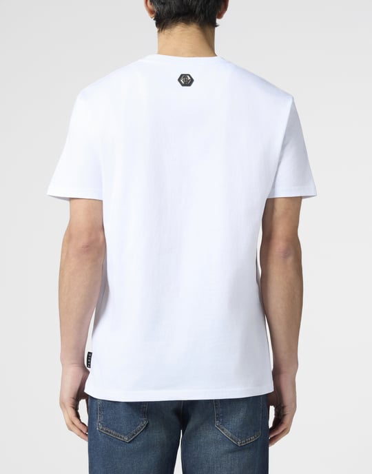 Round Neck T-Shirt Skull Stones - Image 5