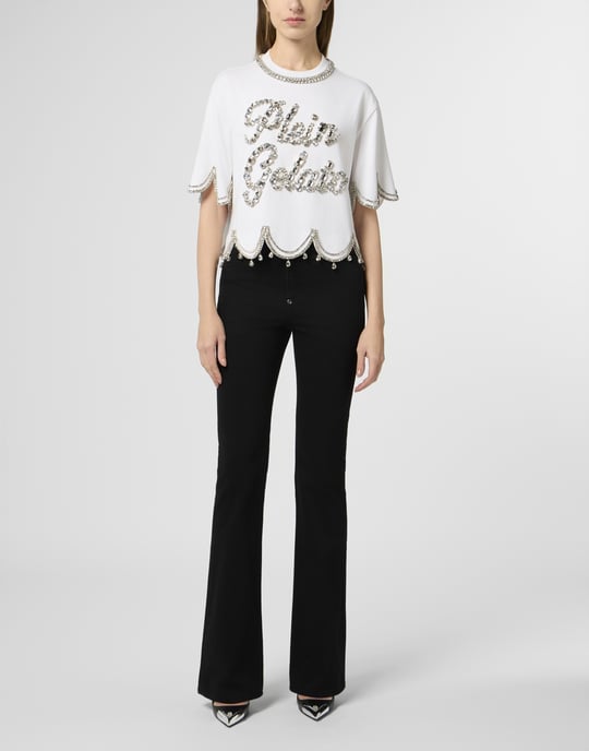 Cropped T-Shirt Crystal Waves - Image 4