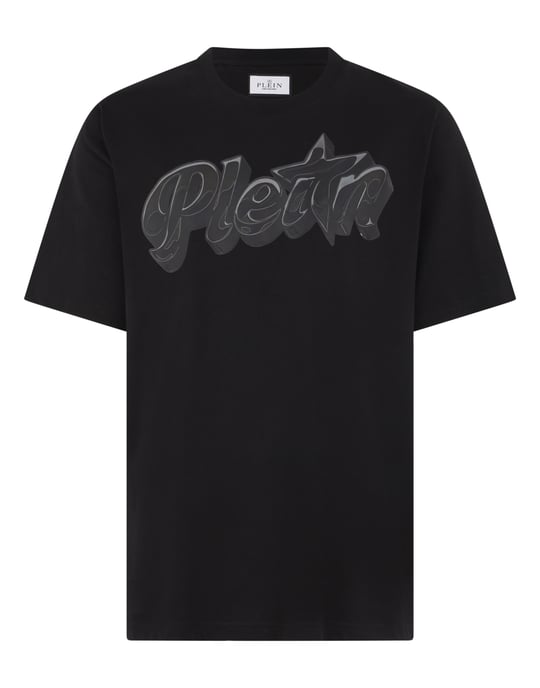 Round Neck T-Shirt Puffy Gummy Plein - Image 1
