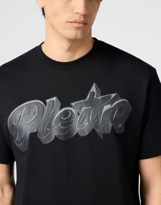 Round Neck T-Shirt Puffy Gummy Plein - Image 3