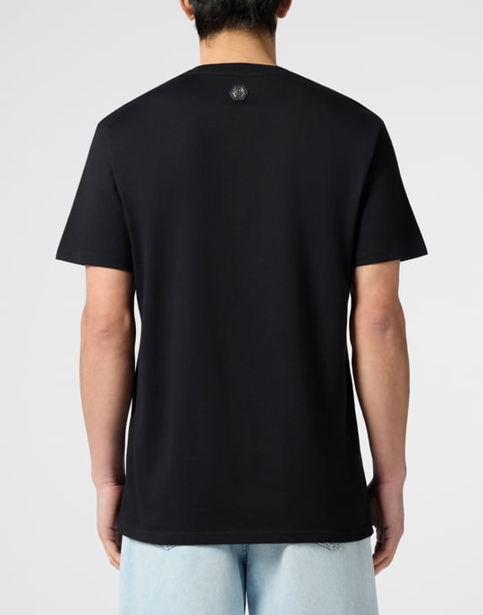 Round Neck T-Shirt Puffy Gummy Plein - Image 5