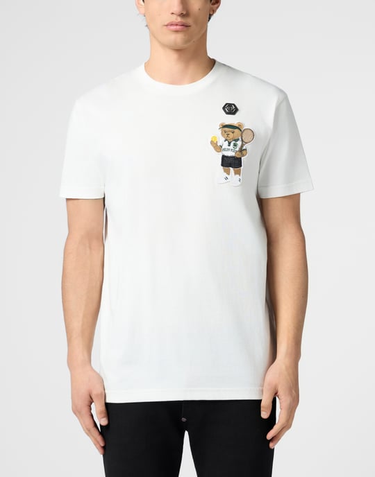 Round Neck T-Shirt Teddy Tennis Patch - Image 2