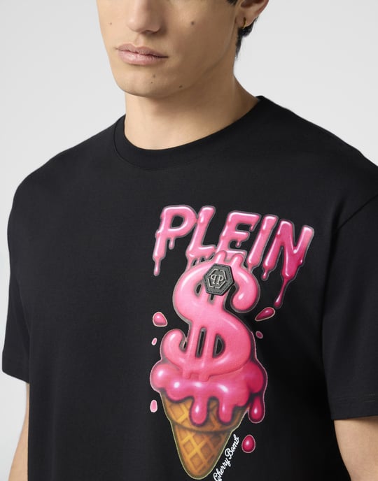 Round Neck T-Shirt Ice Cream Dollar - Image 3
