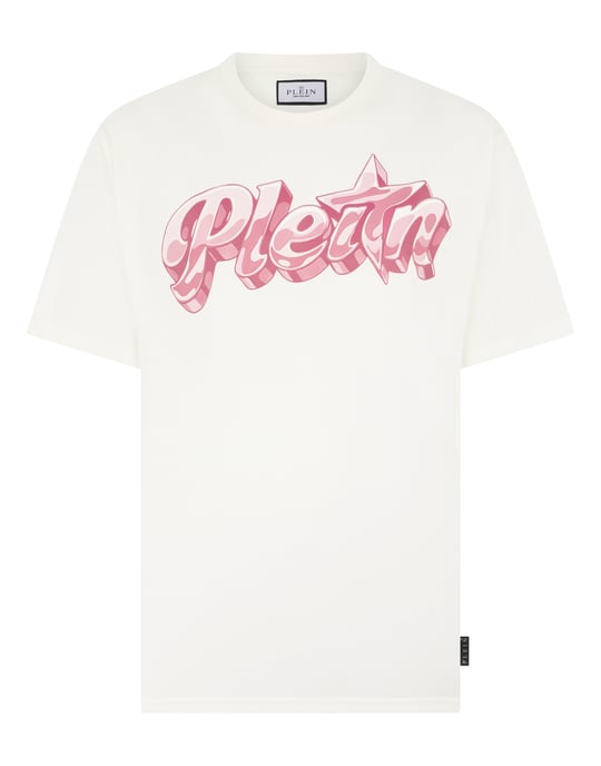 Round Neck T-Shirt Puffy Gummy Plein - Image 1