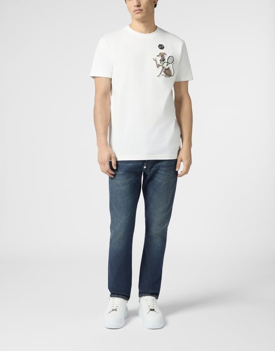 Round Neck T-Shirt Tennis Pet Patch - Image 4