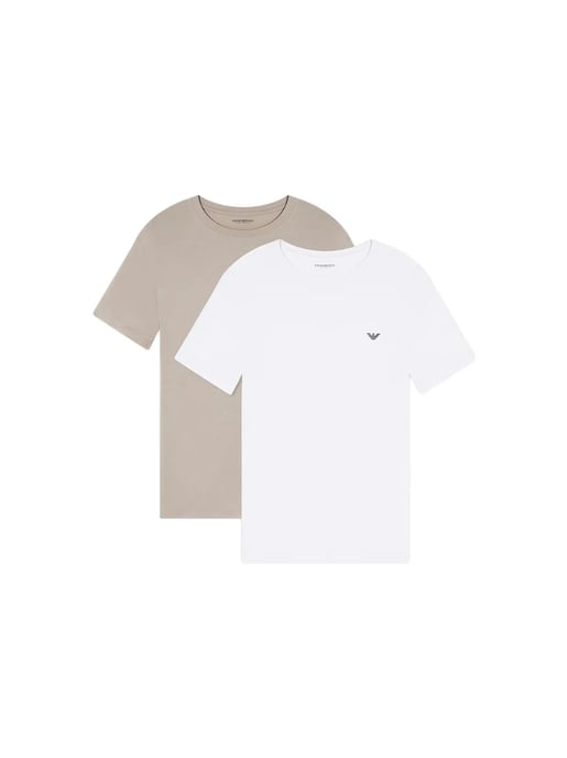 Pack de 2 camisetas para hombre Emporio Armani con águila - Image 1