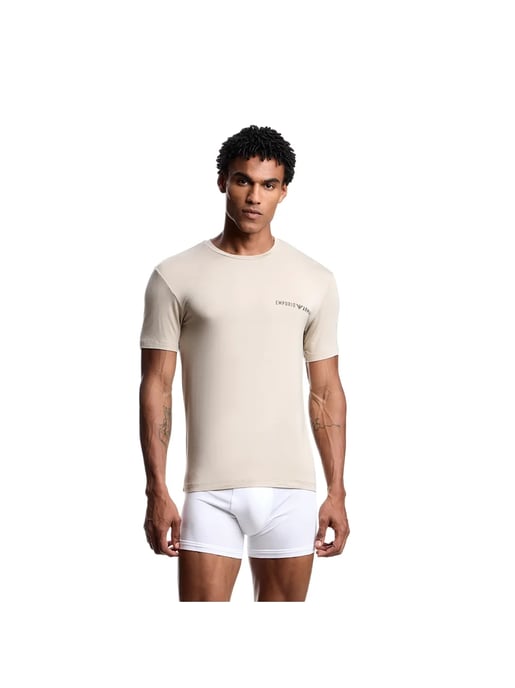 Pack de 2 camisetas para hombre Emporio Armani con águila - Image 2