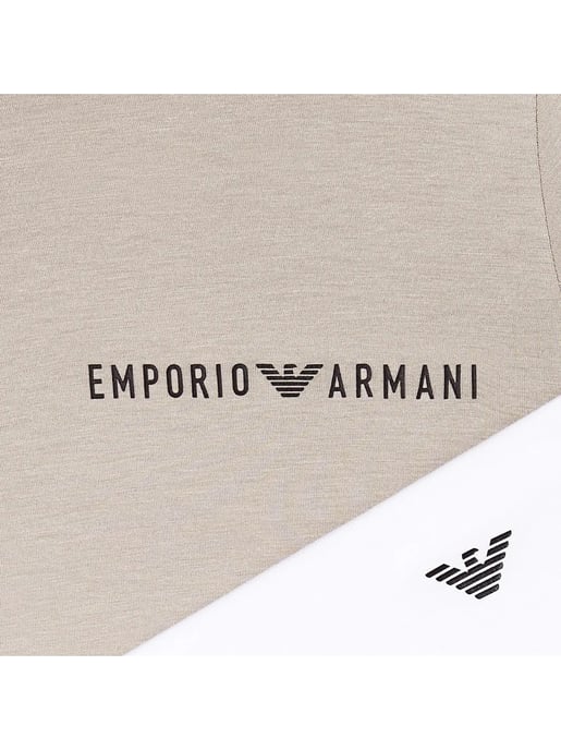 Pack de 2 camisetas para hombre Emporio Armani con águila - Image 3