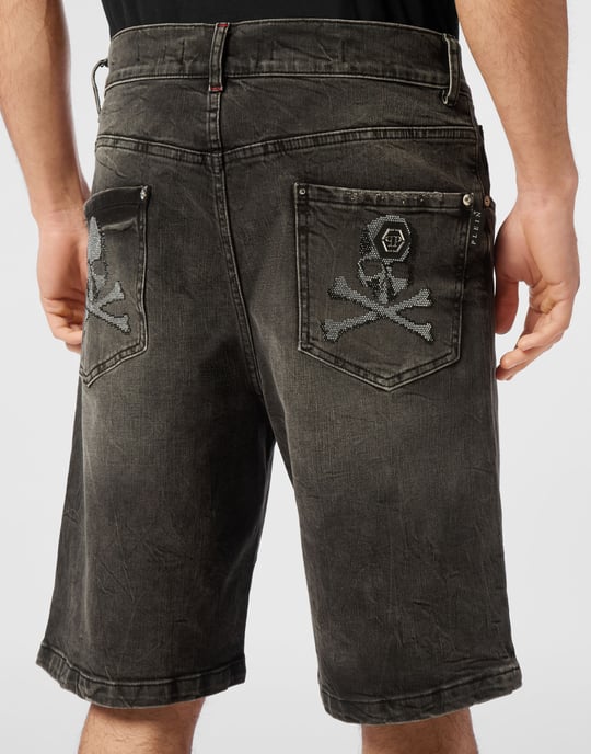 Pantalones Cortos Vaqueros Skull - Image 5