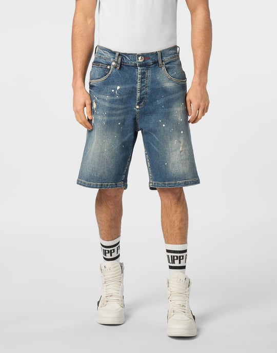 Pantalones Cortos Vaqueros Skull - Image 2