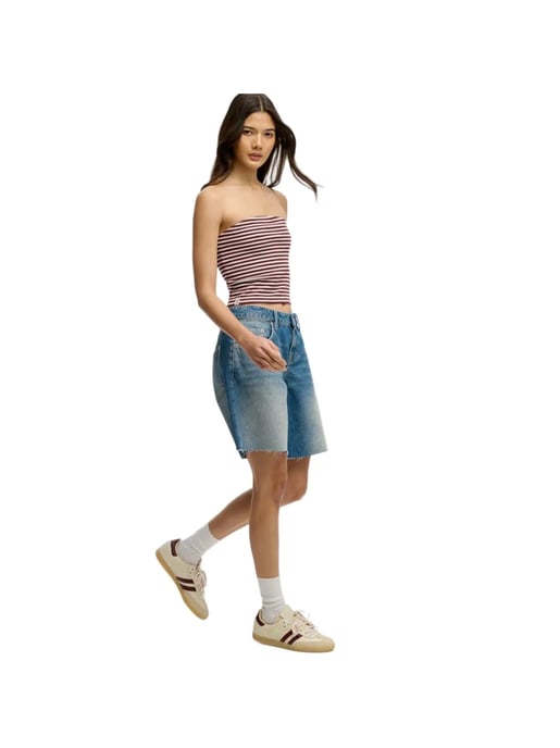 Pantalones cortos holgados de talle medio Rise para mujer de Superdry - Image 4