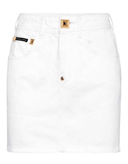 Denim Mini Skirt - Image 1