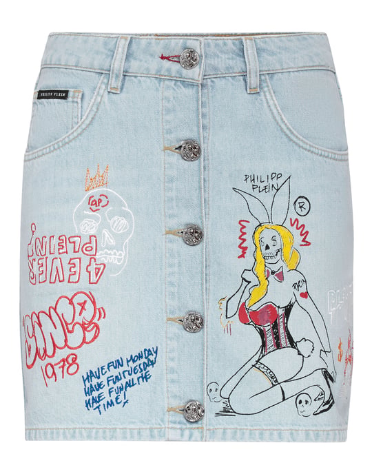 Denim Skirt - Image 1