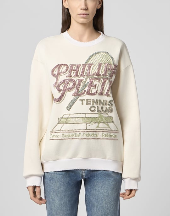 Open Back Sweatshirt Tennis Club - Image 2