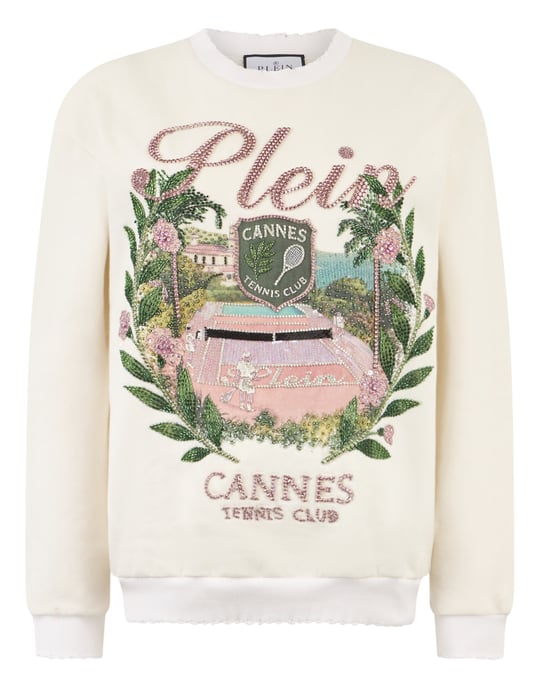 Washed Sweatshirt Cannes Tennis Club - Image 1