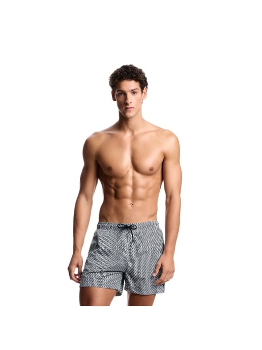Traje de baño GA para hombre con estampado mixto de Emporio Armani - Image 1