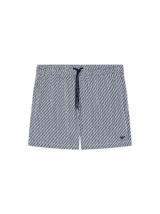 Traje de baño GA para hombre con estampado mixto de Emporio Armani - Image 2
