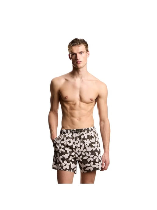 Traje de baño de hombre con estampado floral de Emporio Armani - Image 1
