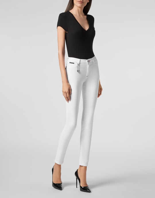 Jegging De Cintura Alta Iconic Plein - Image 4