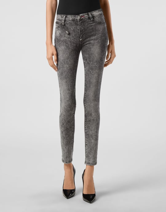 Jegging De Cintura Alta Iconic Plein - Image 2