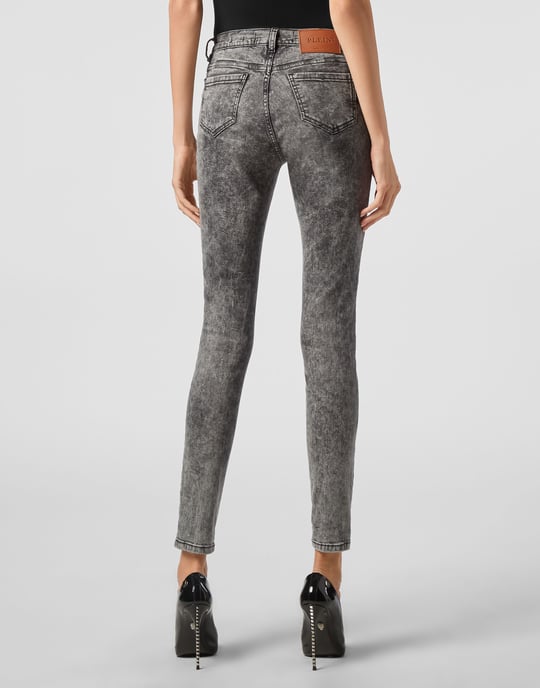 Jegging De Cintura Alta Iconic Plein - Image 3