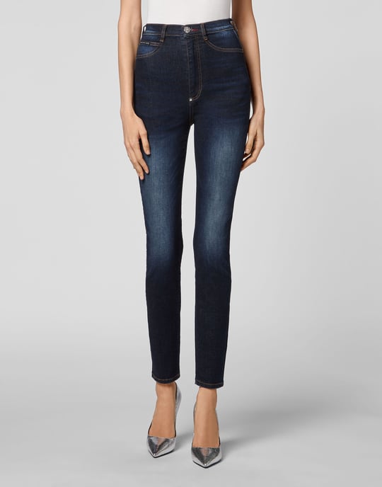 Jegging De Cintura Alta Iconic Plein - Image 2