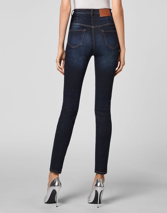 Jegging De Cintura Alta Iconic Plein - Image 3