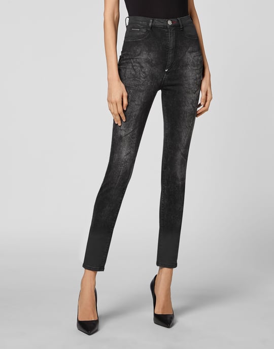 Jegging De Cintura Alta Iconic Plein - Image 2