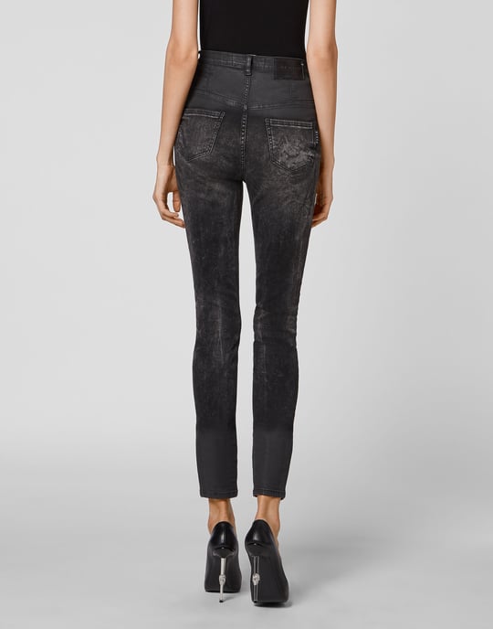 Jegging De Cintura Alta Iconic Plein - Image 4