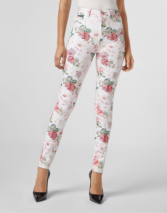 Super High Waist Jegging Flowers - Image 2