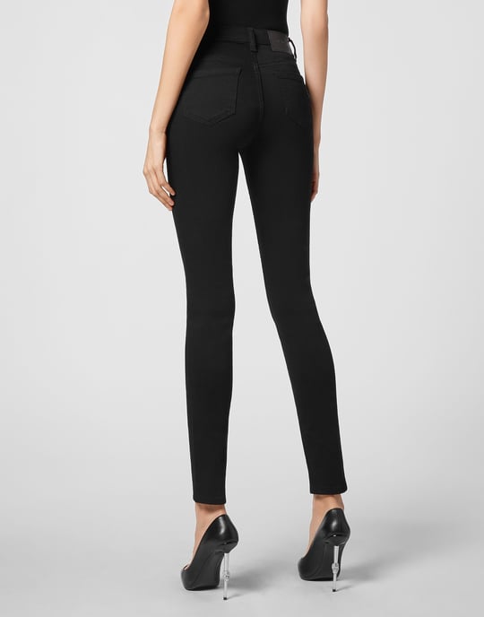 Jegging De Cintura Alta Iconic Plein - Image 4