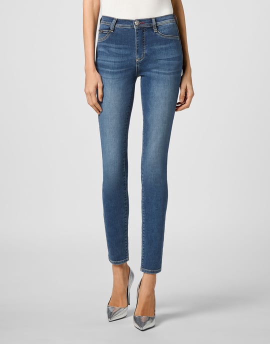 Jegging De Cintura Alta Iconic Plein - Image 2