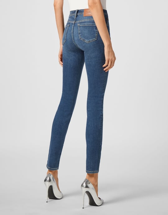 Jegging De Cintura Alta Iconic Plein - Image 3