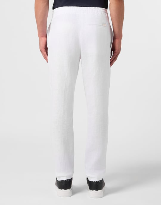 Linen Jogging Trousers - Image 5